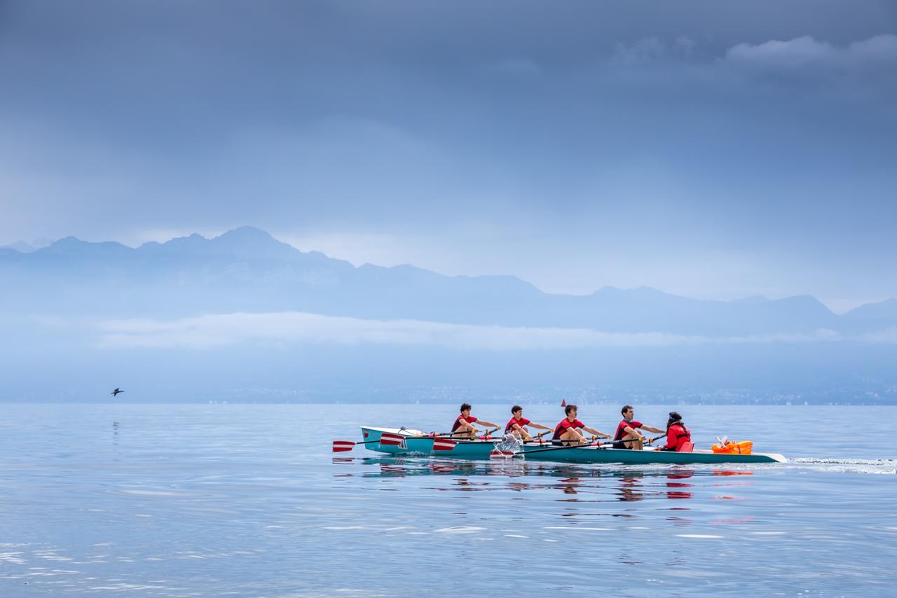 Glisser sur le lac Léman